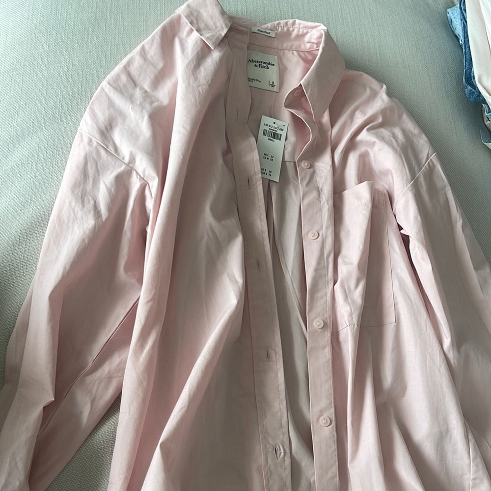 Pink button down